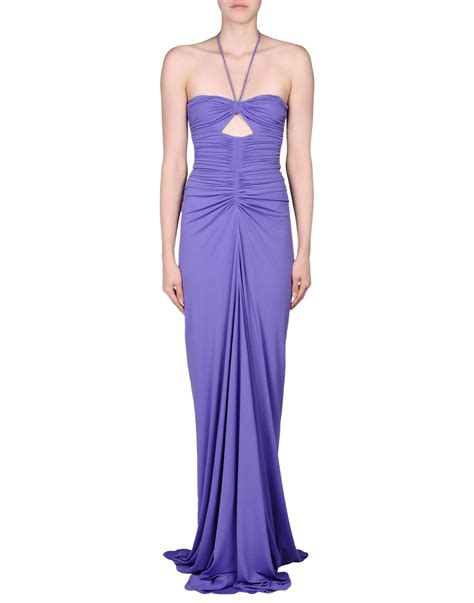 michael kors violet long dress|michael kors dresses outlet.